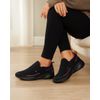 Tênis Ultra Leve Pluma - Preto / Fucsia - Sola Preta