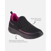 Tênis Pluma - Preto / Fucsia - Sola Preta