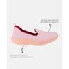 Slip On Peônia - Rosê / Bordo