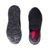 Slip On Ultra Leve Amaranto - Preto / Sola Preta