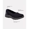 Slip On Amaranto - Preto / Sola Preta