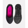 Slip On Amaranto - Preto / Sola Preta