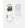 Sneaker Ortopédico Bromélia - Branco / Niquel / Dourado