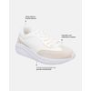 Sneaker Ortopédico Bromélia - Branco / Niquel / Dourado