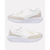 Sneaker Ortopédico Bromélia - Branco / Niquel