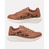 Sneaker Ortopédico Bromélia - Caramelo / Onça