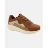Sneaker Ortopédico Bromélia - Caramelo / Ouro