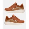 Sneaker Ortopédico Bromélia - Caramelo / Ouro