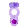Anel Peniano Vibrador Com Pérola Cia Import Roxo