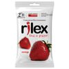 PRESERVATIVO MORANGO 03 UNIDADES RILEX MORANGO