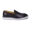 Sapato Masculino Esporte Fino Couro Legítimo Loafer Milão Coffe