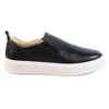  Sapato Masculino Slip On Summer Raphaello Footwear Couro Legítimo Iate Black