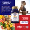 Vitamina C 1000 mg + Zinco e B12 Vitgold 60 caps