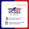 Óleo de Krill 1000 mg (Fonte de Omega 3) Vitgold 60 cápsulas 