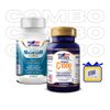 Triple Magnésio Complex 350mg Vitgold 60 cápsulas + Vitamina C 1000 mg Vitgold 100 comprimidos