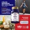 Cálcio Magnésio Zinco com Vitamina D3 e K2 Vitgold 100 comp + Glucosamina, Condroitina, MSM, Colágeno Vitgold 60 comp