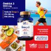Omega 3 Fish Oil / Óleo de Peixe 1000 mg Vitgold 100 cáps + Magnesio Dimalato 350mg Vitgold 60 Comprimidos.