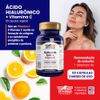 Ácido Hialurônico com Vit C Vitgold 60 caps vegetais + Hair Skin & Nails (Cabelo, pele e unhas) Vitgold 60 cápsulas
