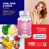 Ácido Hialurônico com Vit C Vitgold 60 caps vegetais + Hair Skin & Nails (Cabelo, pele e unhas) Vitgold 60 cápsulas
