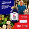 CoQ10 Coenzima Q10 100mg Vitgold 30 cápsulas + Vitamina K2 MK-7 (Menaquinona-7) 100mcg Vitgold 60 cápsulas.
