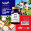 Vitamina K2 60mcg + Vitamina D3 2000UI Vitgold 60 caps. + Triple Magnésio Complex 350mg Vitgold 60 cápsulas.