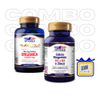 Flaxgold 1000 mg Óleo de Linhaça (Omega 3) Vitgold 100 caps + Cálcio Magnésio Zinco com Vitamina D3 e K2 Vitgold 100 com