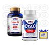 Oysco Cálcio 1200 mg + Vitamina D3 120 comprimidos + Triple Oil 1200 mg Omega Vitgold 60 caps.