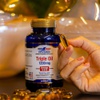 Triple Oil 1200 mg Omega 3 - 6 - 9 Vitgold 60 caps - VALIDADE 08/2023