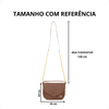 Bolsa Feminina Ella Pequena Tiracolo Marrom