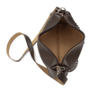 Bolsa Tiracolo com Corrente Pequena Marrom