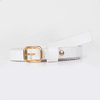 Cinto Feminino Fino Branco