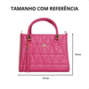 Bolsa Lorena Média Jade Pink