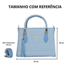 Bolsa Lorena Média Jade Azul