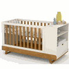 Berço Americano Matic Bkids Off White Freijó Eco Wood