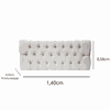 Cabeceira Painel Casal Paris Capitone 1,40m Suede Areia