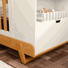 Berço Americano Matic Bkids Off White Freijó Eco Wood