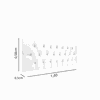 Cabeceira Painel Casal Paris Capitone 1,40m Courino Branco