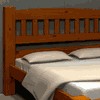 Cama Casal Porto Madero Onix Imbuia 