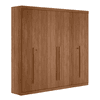 Guarda Roupa Casal 6 Portas Ripado Buriti Santos Andira Jatoba Jatobá