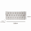 Cabeceira Painel Casal Queen Paris Capitone 1,60m Suede Areia