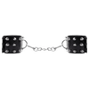 Algema Corrente e Fivelas Spike Luxo Preto
