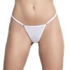 Calcinha Fio Dental Tule Com Argolinha Yaffa