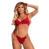 Conjunto Em Renda Chantilly Rubi 40