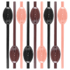 Kit 9 Canudos Vagina 3 Cores