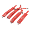 Harness Algema Pé e Mão em X Vermelho