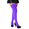 Meia 7/8 Com Renda Cor: Roxa