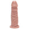 Prótese De Borracha Maciço 14,5 X 3,4cm Bege