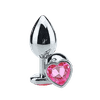 Plug Anal Coração Rosa G