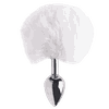 Plug Anal Em Metal 5,5 X 2,6cm Com Pompom