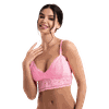 Sutiã Cropped Com Bojo Removível Rosa-pantera/42 (M) 